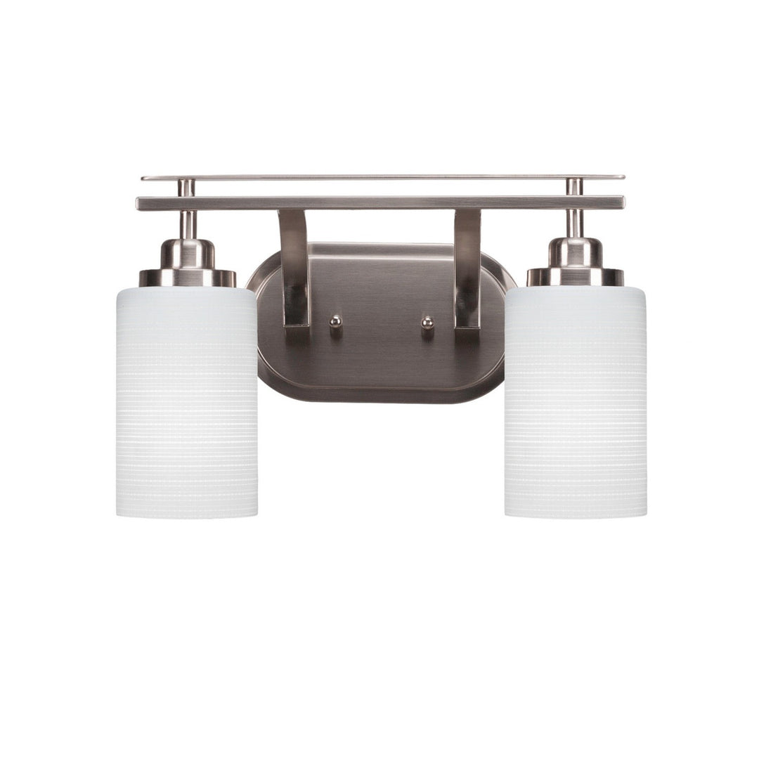 Toltec Odyssey 2612-bn-4061 Bath Vanity Light 15 in. wide - Brushed Nickel