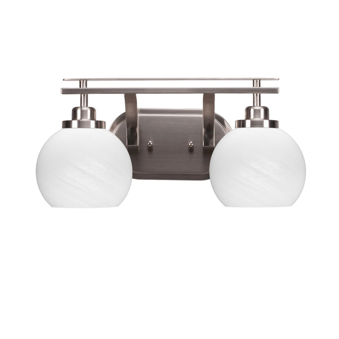 Toltec Odyssey 2612-bn-4101 Bath Vanity Light 17 in. wide - Brushed Nickel