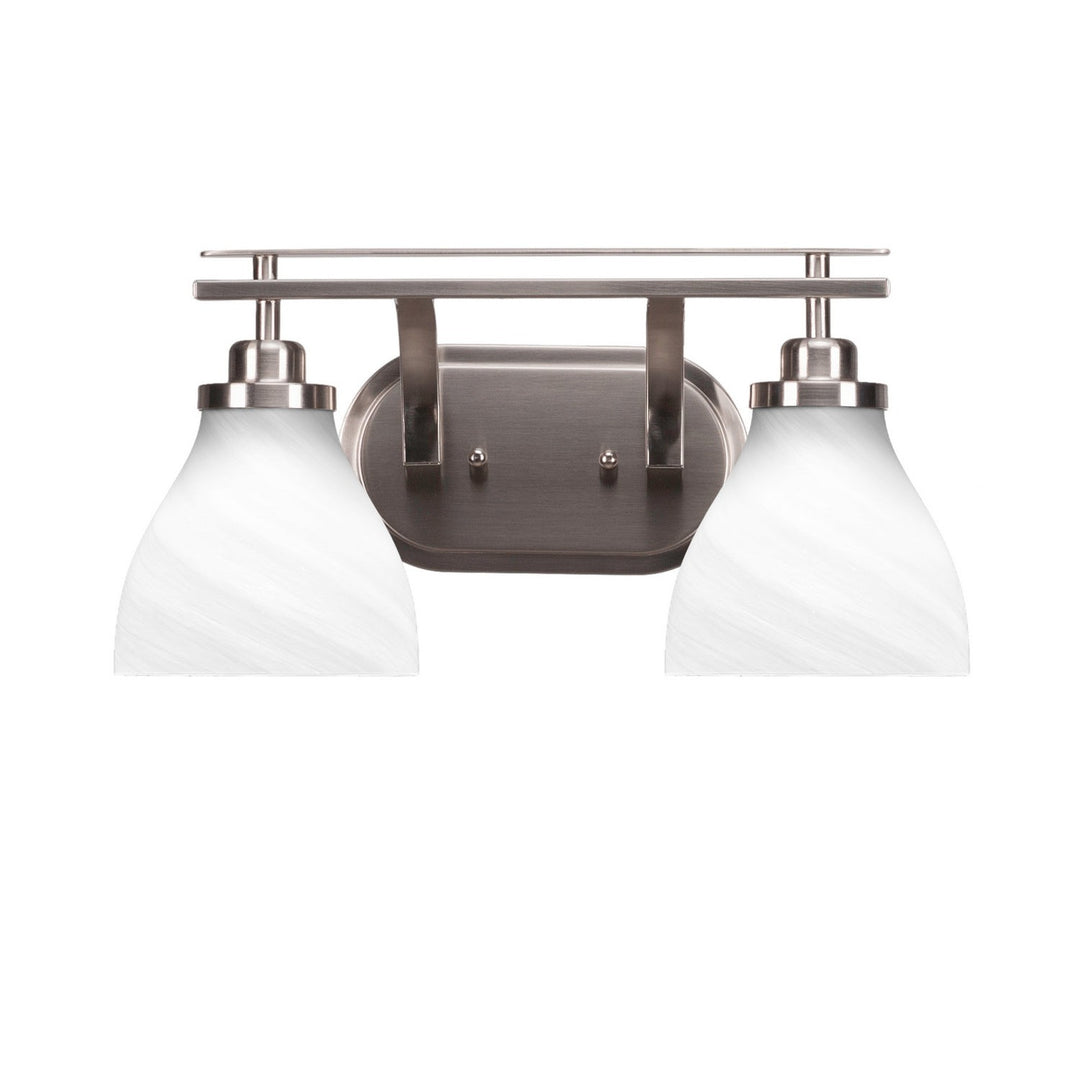 Toltec Odyssey 2612-bn-4761 Bath Vanity Light 18 in. wide - Brushed Nickel