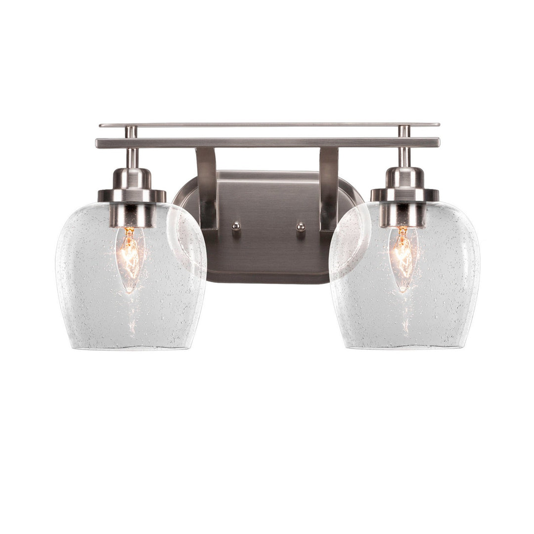 Toltec Odyssey 2612-bn-4810 Bath Vanity Light 17 in. wide - Brushed Nickel