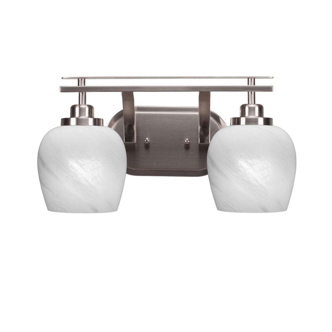Toltec Odyssey 2612-bn-4811 Bath Vanity Light 17 in. wide - Brushed Nickel