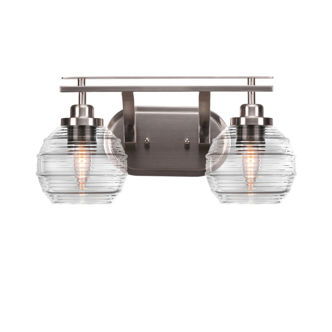 Toltec Odyssey 2612-bn-5110 Bath Vanity Light 17 in. wide - Brushed Nickel