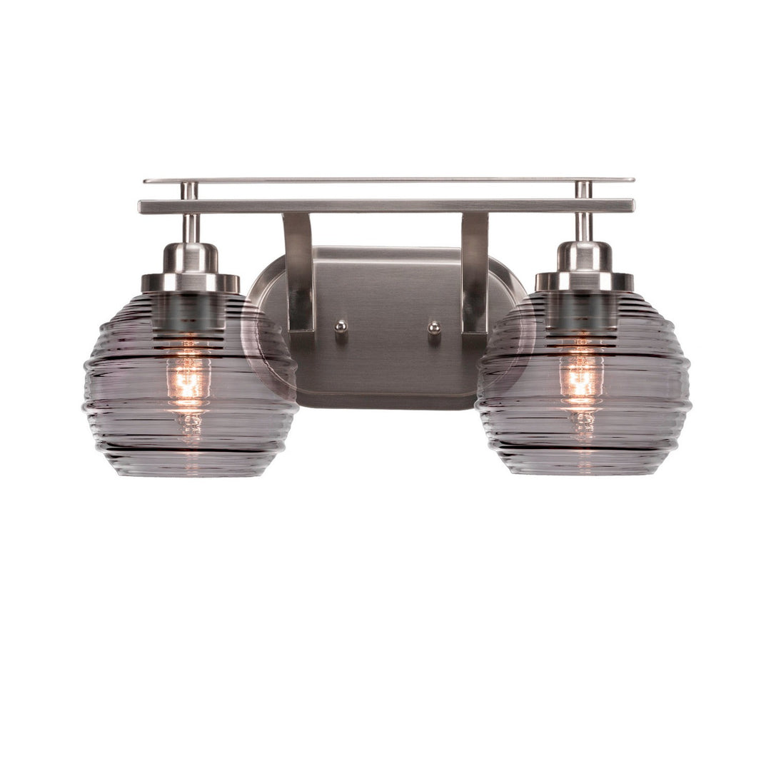 Toltec Odyssey 2612-bn-5112 Bath Vanity Light 17 in. wide - Brushed Nickel