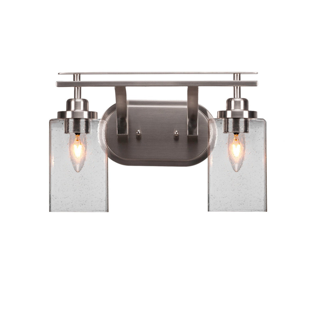 Toltec Odyssey 2612-bn-530 Bath Vanity Light 15 in. wide - Brushed Nickel
