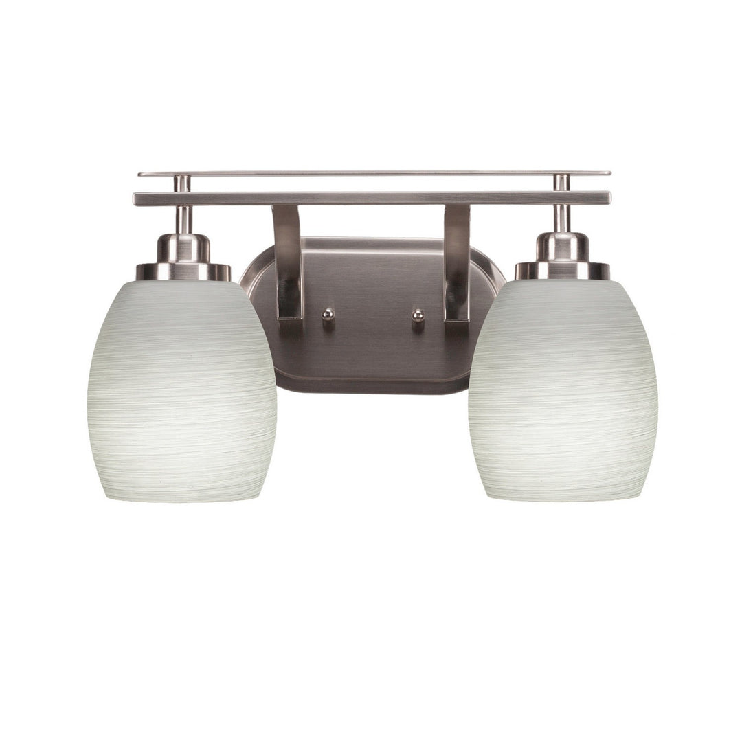 Toltec Odyssey 2612-bn-615 Bath Vanity Light 16 in. wide - Brushed Nickel