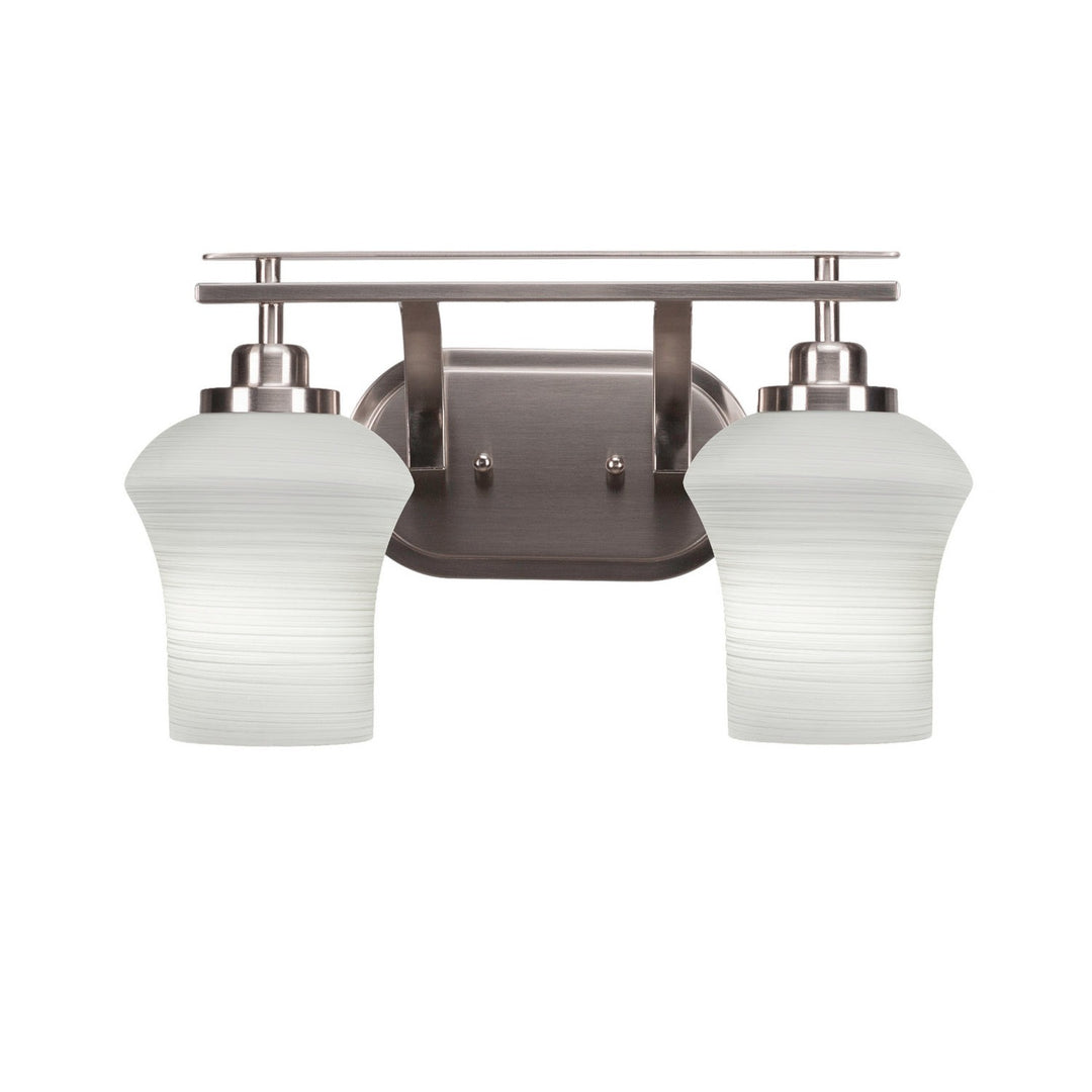 Toltec Odyssey 2612-bn-681 Bath Vanity Light 17 in. wide - Brushed Nickel