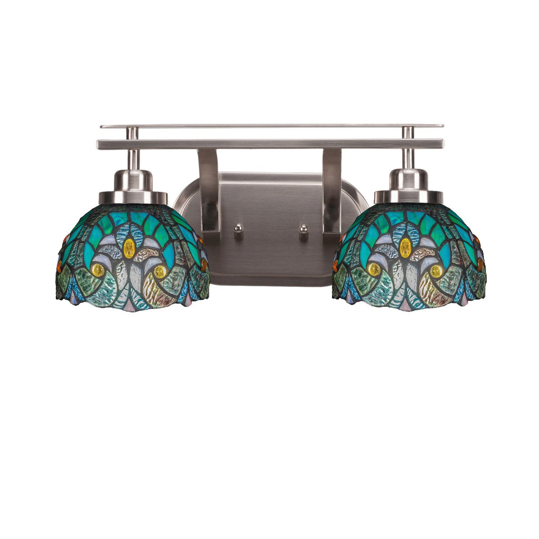 Toltec Odyssey 2612-bn-9925 Bath Vanity Light 18 in. wide - Brushed Nickel