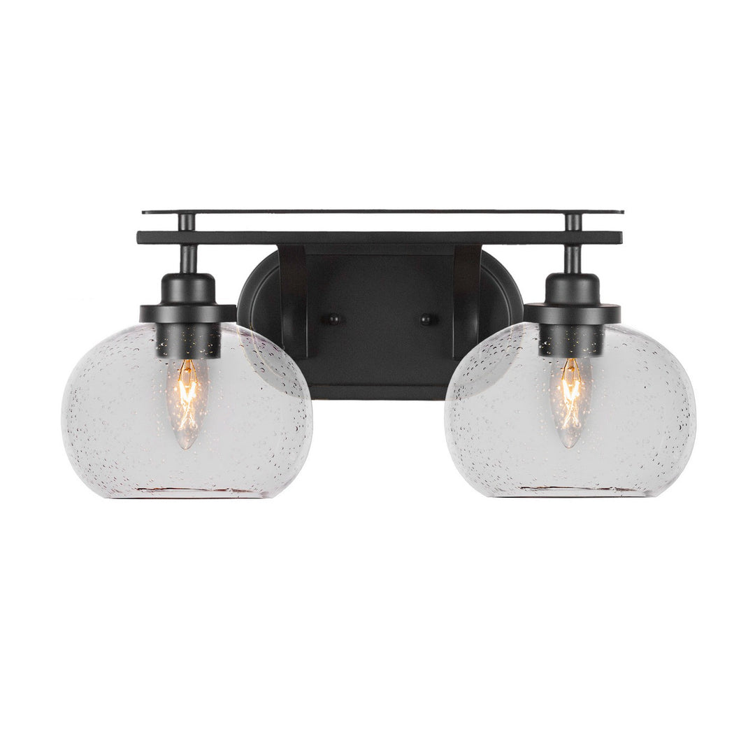 Toltec Odyssey 2612-mb-202 Bath Vanity Light 18 in. wide - Matte Black