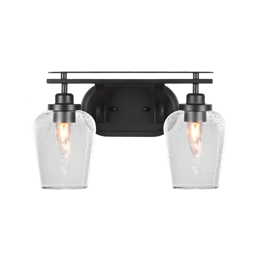 Toltec Odyssey 2612-mb-210 Bath Vanity Light 16 in. wide - Matte Black