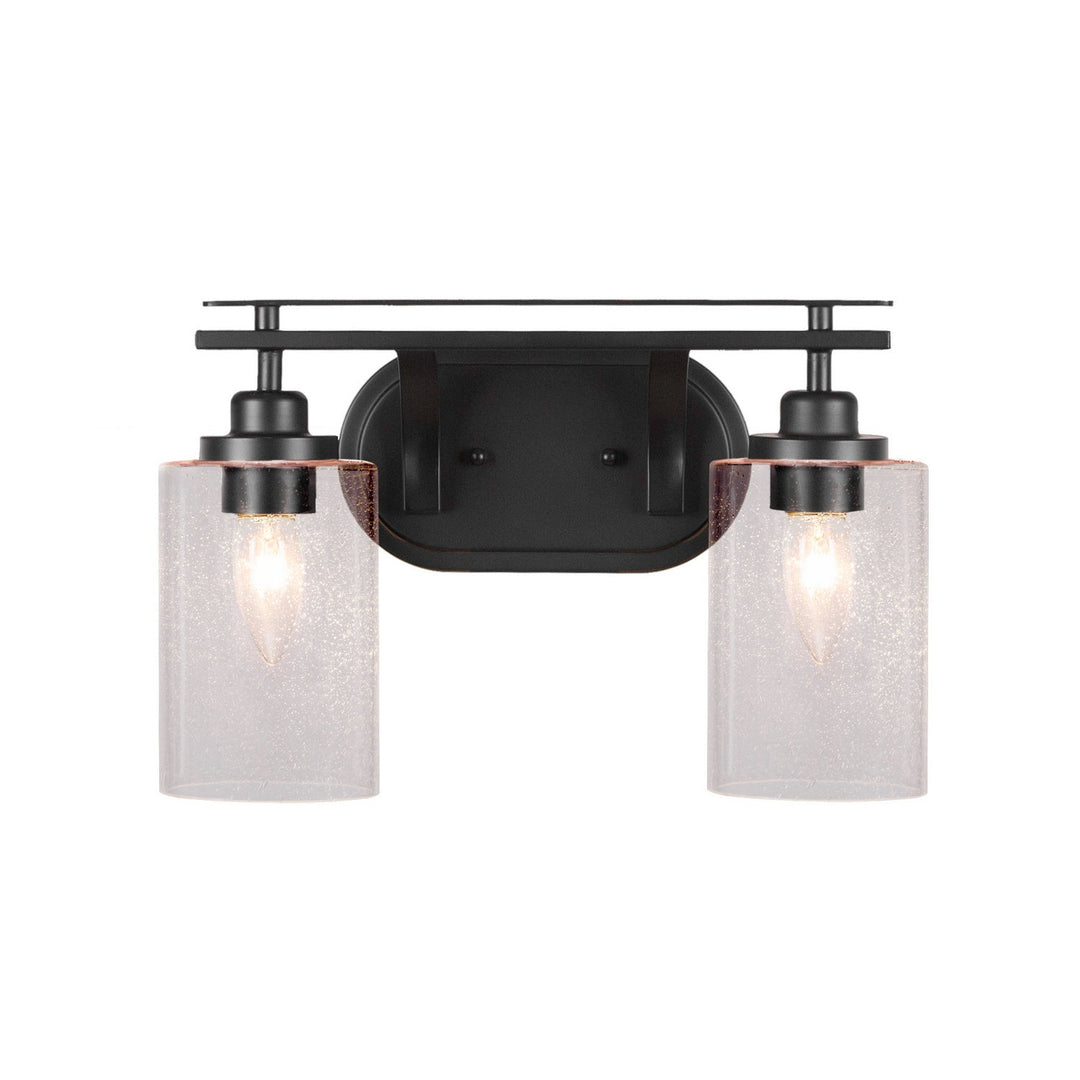 Toltec Odyssey 2612-mb-300 Bath Vanity Light 15 in. wide - Matte Black