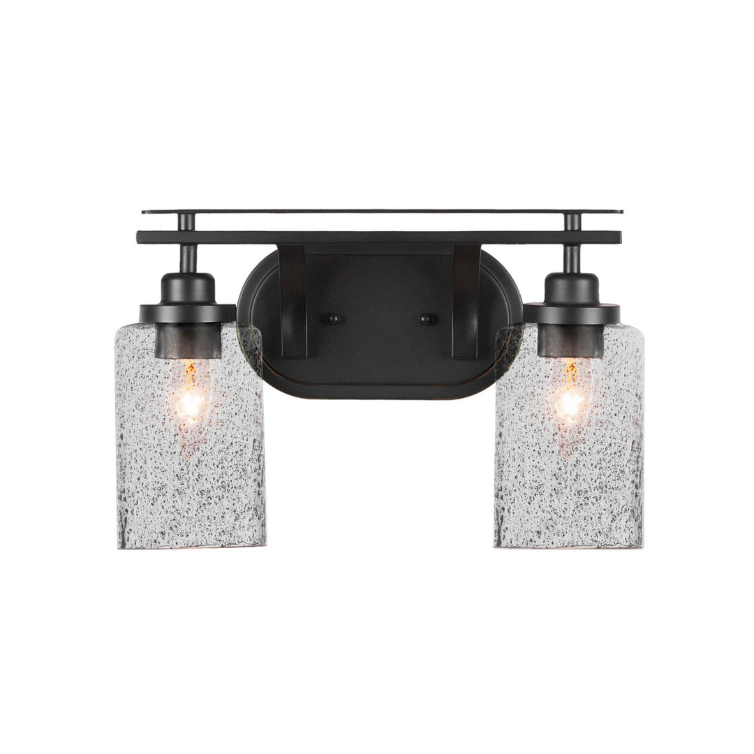 Toltec Odyssey 2612-mb-3002 Bath Vanity Light 15 in. wide - Matte Black