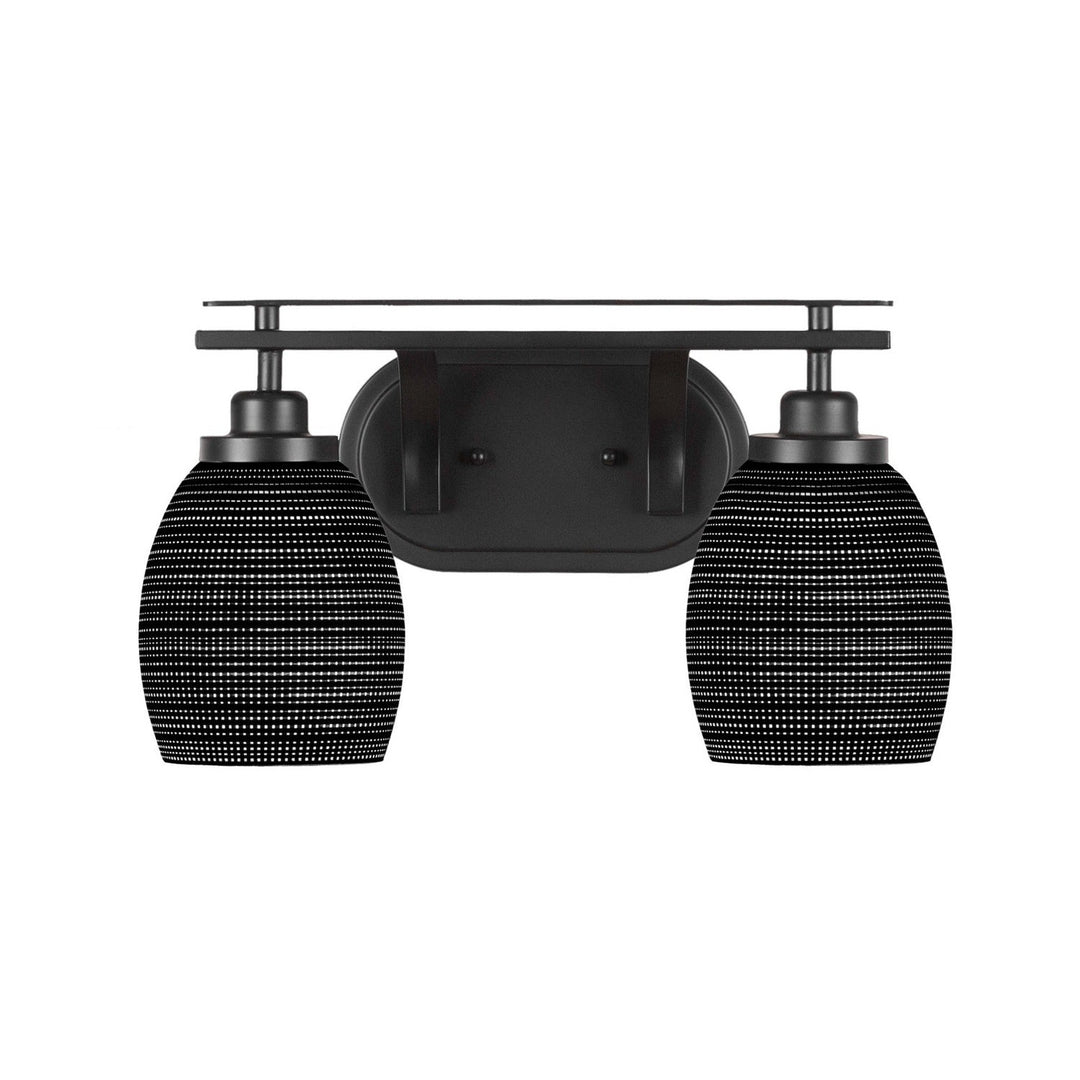 Toltec Odyssey 2612-mb-4029 Bath Vanity Light 16 in. wide - Matte Black