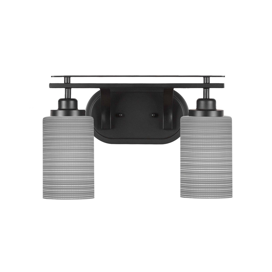 Toltec Odyssey 2612-mb-4062 Bath Vanity Light 15 in. wide - Matte Black