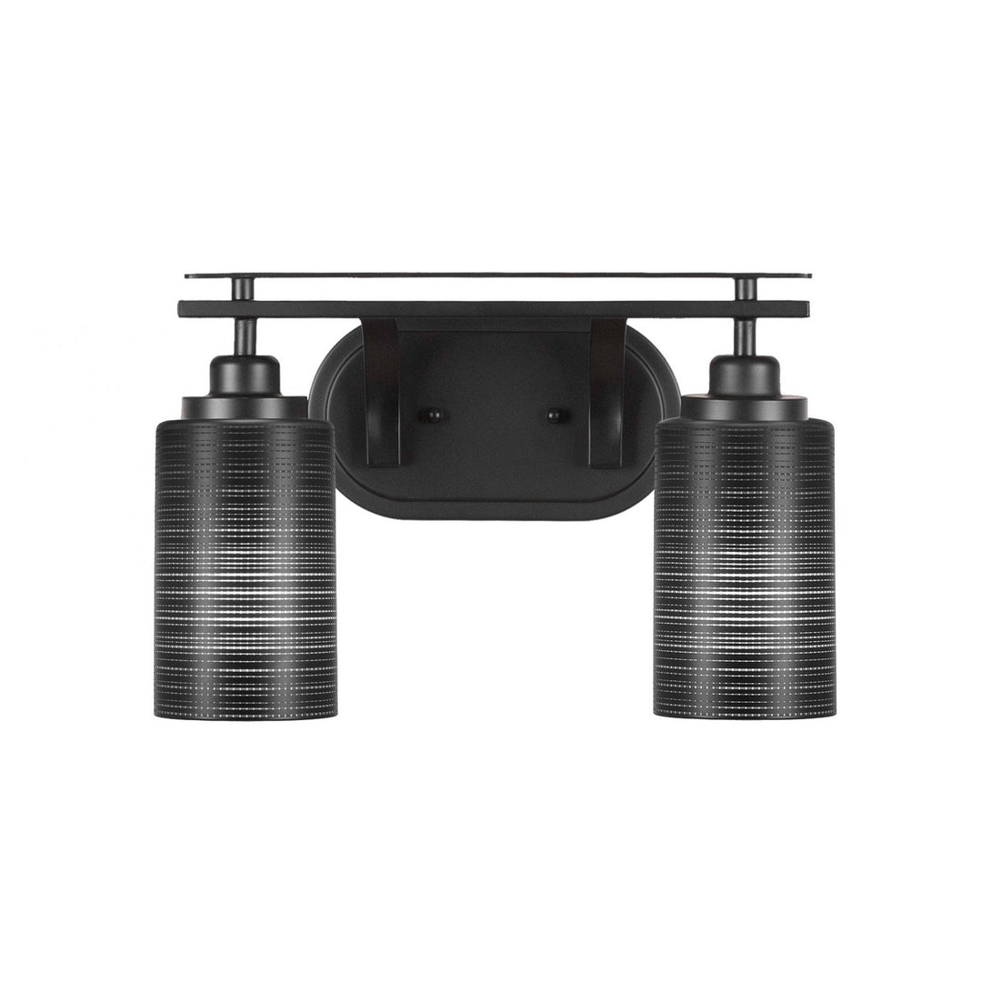 Toltec Odyssey 2612-mb-4069 Bath Vanity Light 15 in. wide - Matte Black