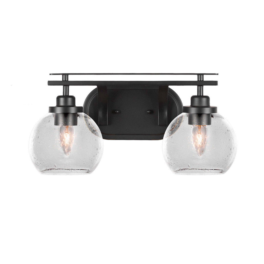 Toltec Odyssey 2612-mb-4100 Bath Vanity Light 17 in. wide - Matte Black