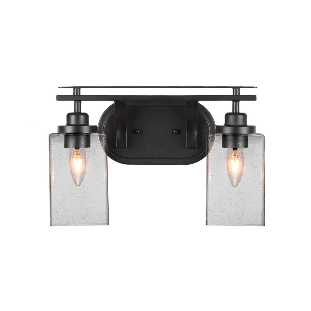 Toltec Odyssey 2612-mb-530 Bath Vanity Light 15 in. wide - Matte Black