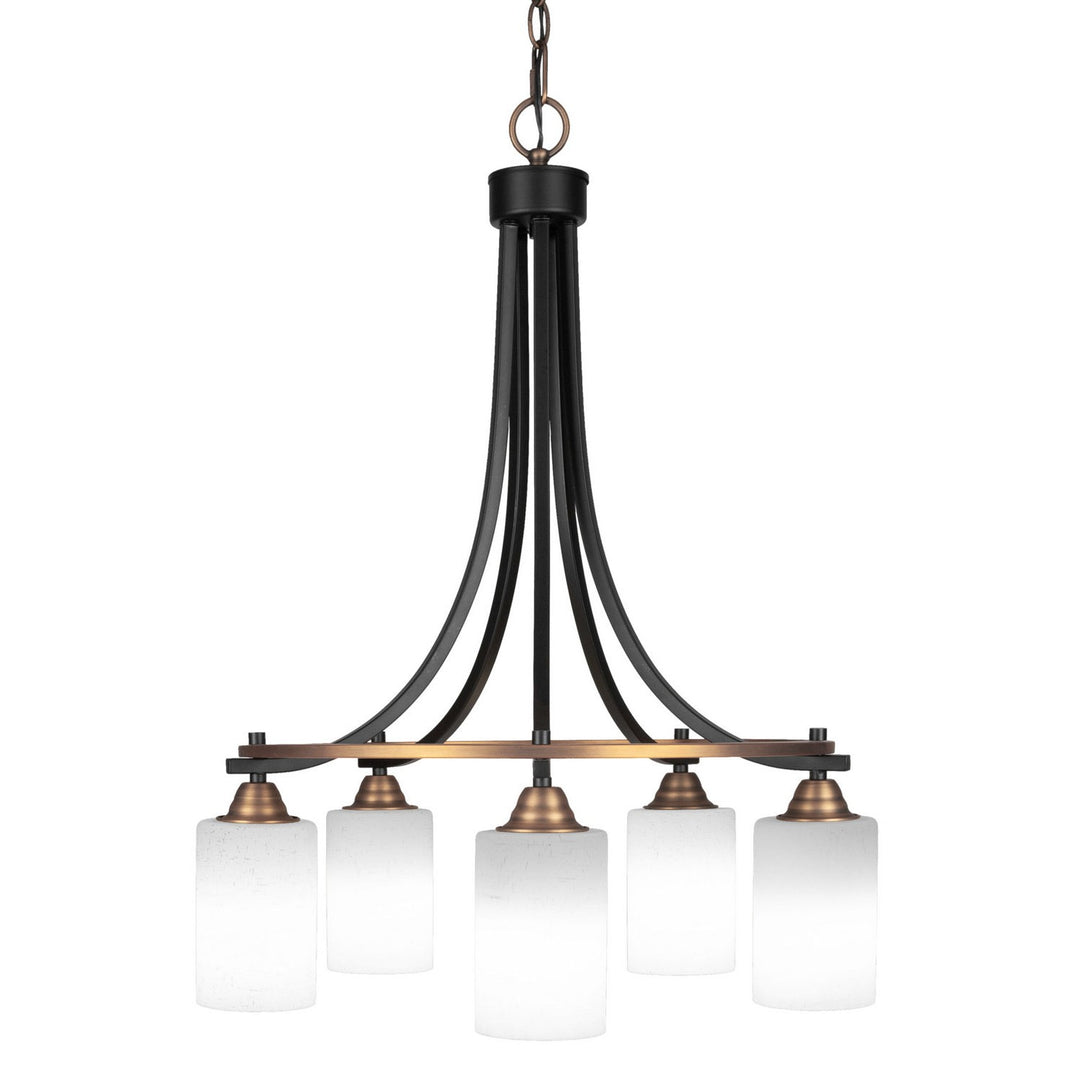 Toltec Paramount 3415-mbbr-310 Chandelier Light - Matte Black & Brass
