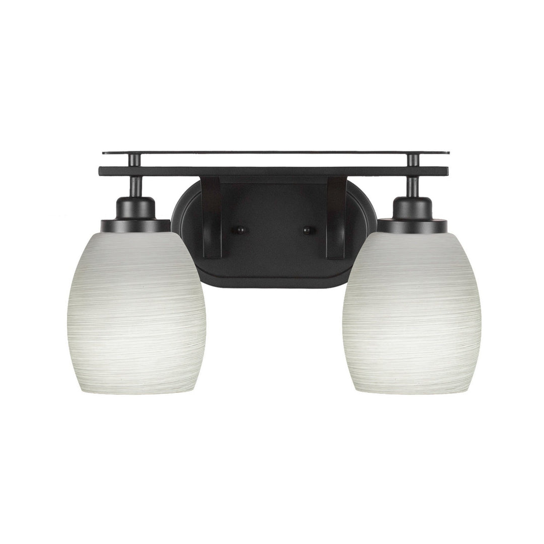 Toltec Odyssey 2612-mb-615 Bath Vanity Light 16 in. wide - Matte Black