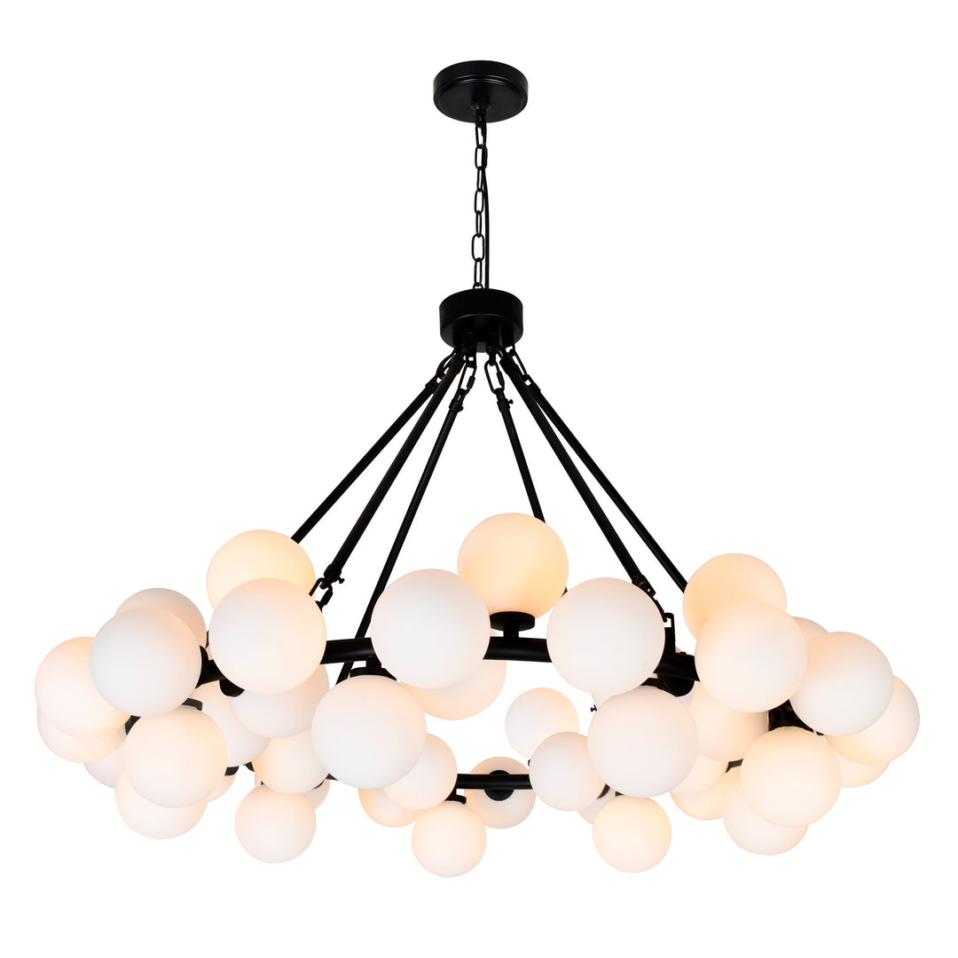 CWI Arya 1020p39-45-101 Chandelier Light - Black