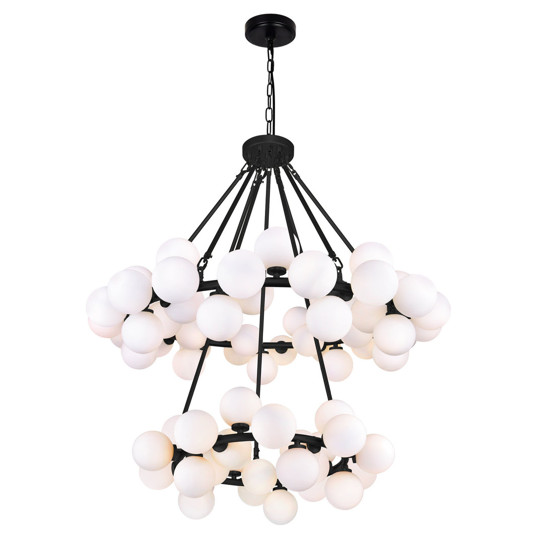 CWI Arya 1020p39-70-101 Chandelier Light - Black