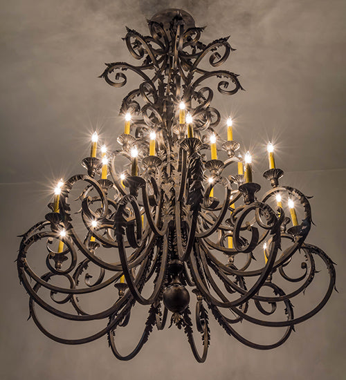 Meyda Tiffany Serratina 116521 Chandelier Light - French Bronzed
