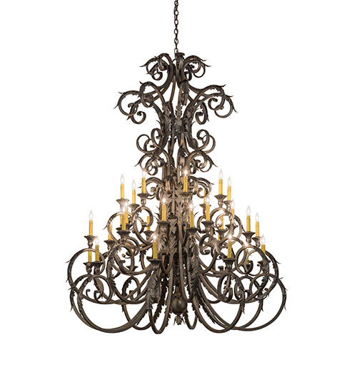 Meyda Tiffany Serratina 116521 Chandelier Light - French Bronzed