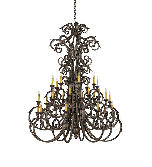 Meyda Tiffany Serratina 116521 Chandelier Light - French Bronzed