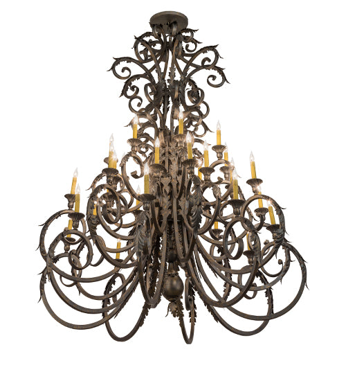 Meyda Tiffany Serratina 116521 Chandelier Light - French Bronzed