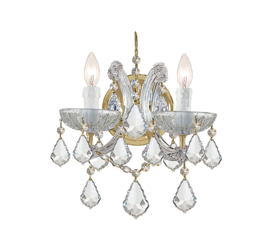Crystorama Maria Theresa 4472-GD-CL-I Wall Light - Gold