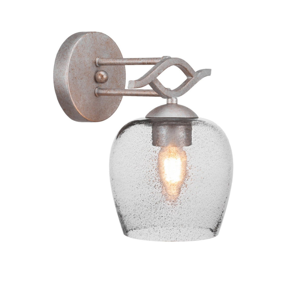 Toltec Revo 141-as-4812 Wall Sconce Light - Aged Silver