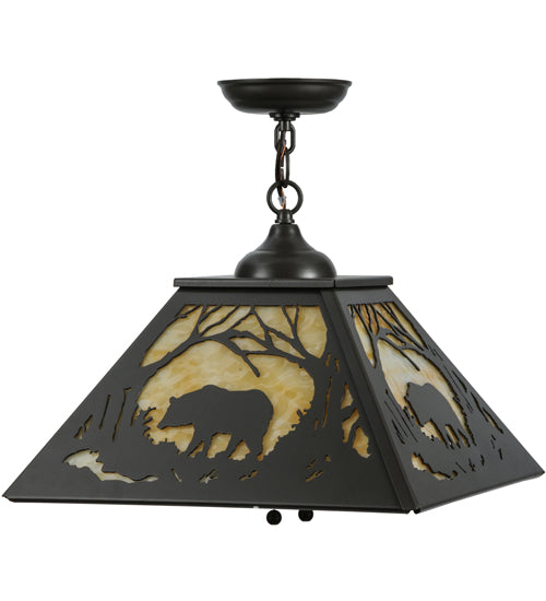 Meyda Tiffany Bear At Dawn 116580 Pendant Light - Timeless Bronze