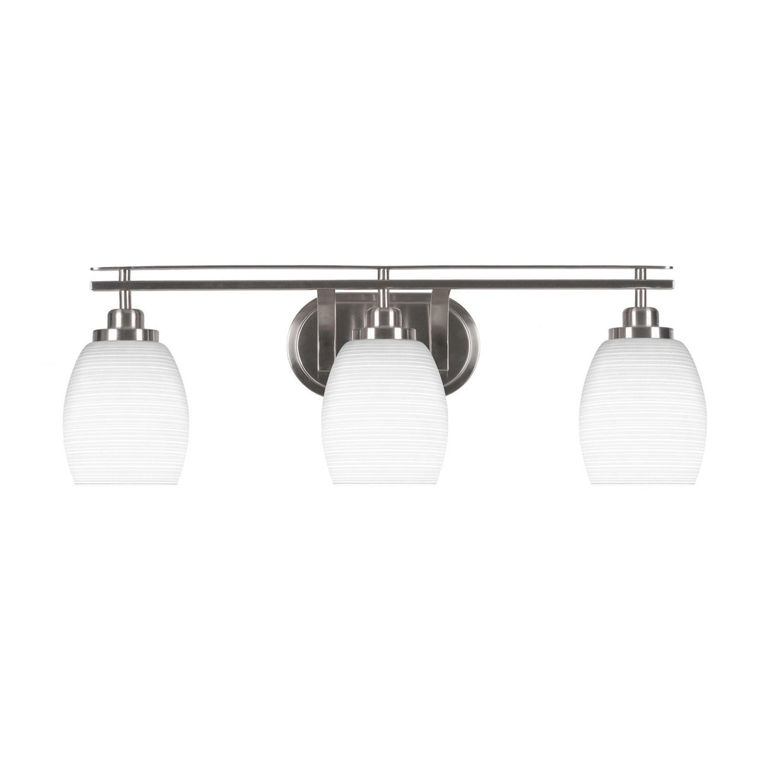 Toltec Odyssey 2613-bn-4021 Bath Vanity Light 27 in. wide - Brushed Nickel