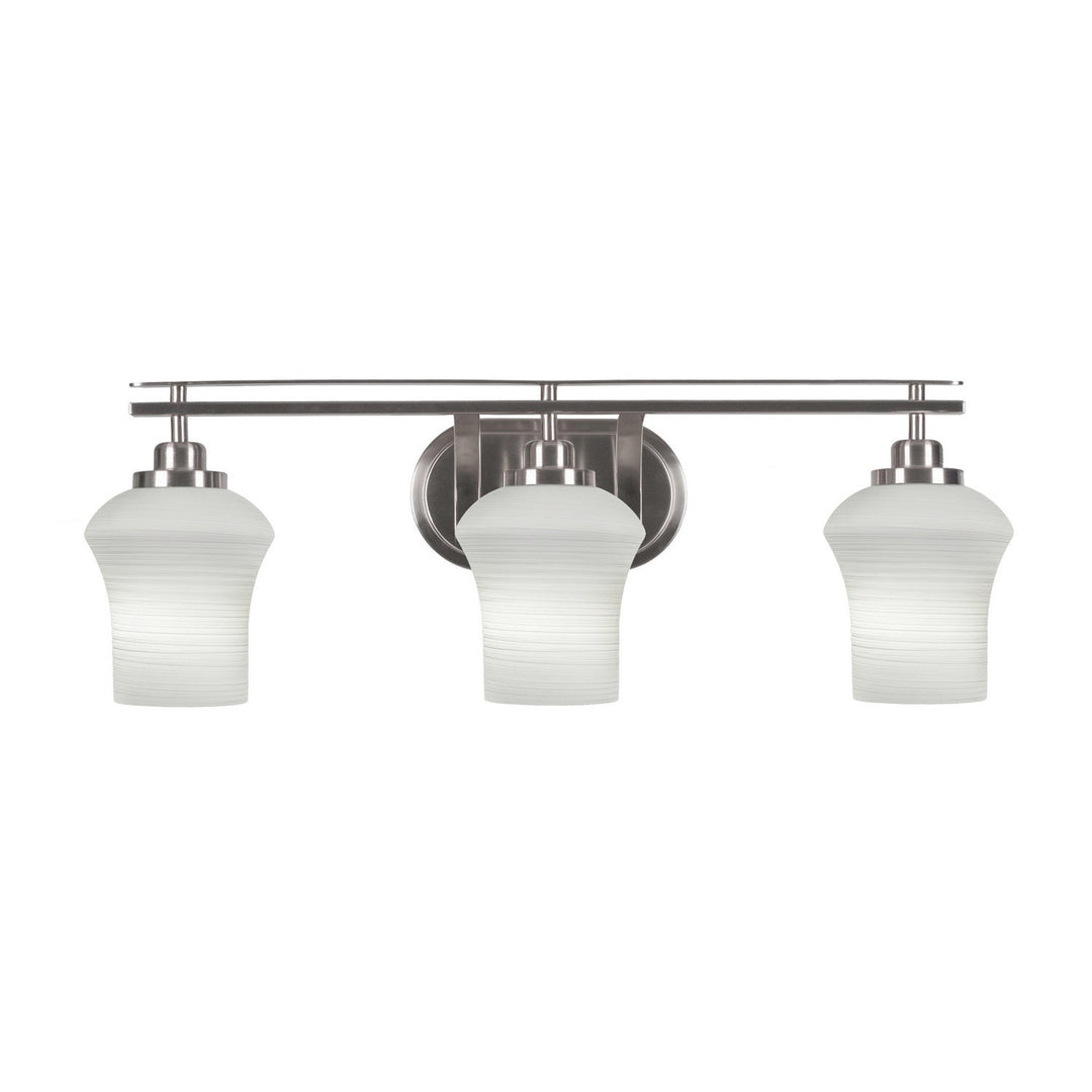 Toltec Odyssey 2613-bn-681 Bath Vanity Light 27 in. wide - Brushed Nickel