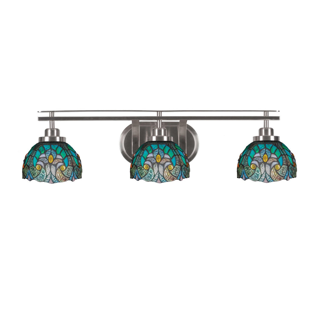 Toltec Odyssey 2613-bn-9925 Bath Vanity Light 29 in. wide - Brushed Nickel