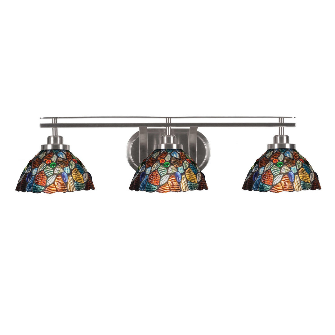 Toltec Odyssey 2613-bn-9955 Bath Vanity Light 30 in. wide - Brushed Nickel