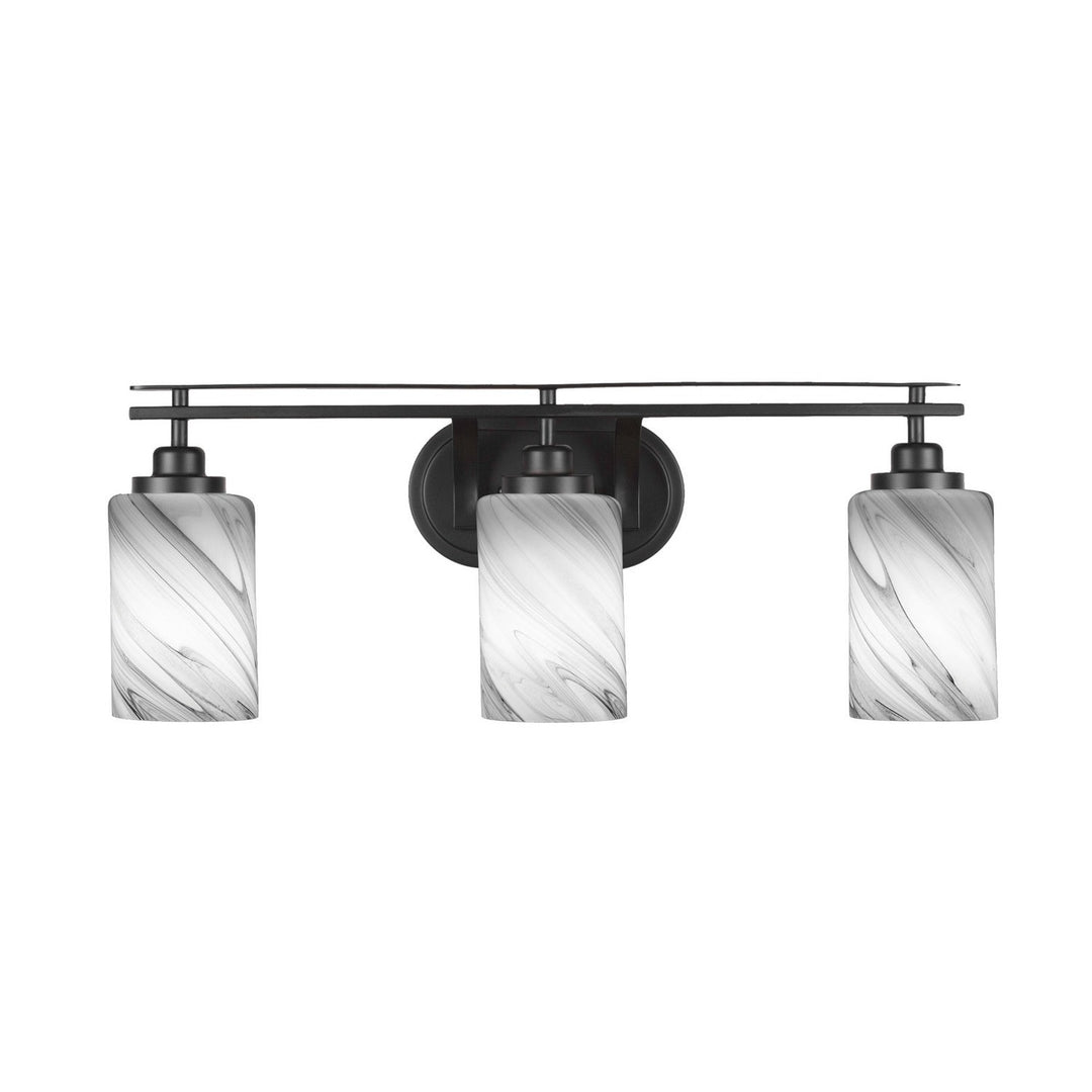 Toltec Odyssey 2613-mb-3009 Bath Vanity Light 26 in. wide - Matte Black