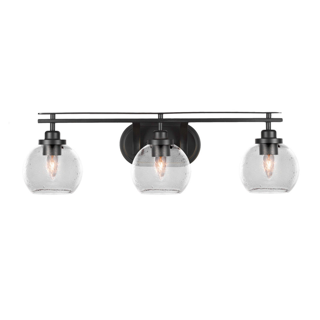 Toltec Odyssey 2613-mb-4100 Bath Vanity Light 28 in. wide - Matte Black