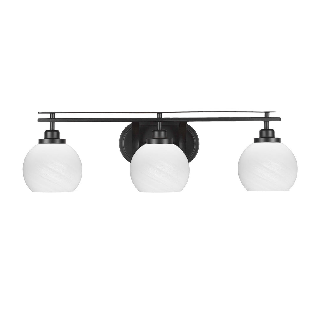 Toltec Odyssey 2613-mb-4101 Bath Vanity Light 28 in. wide - Matte Black