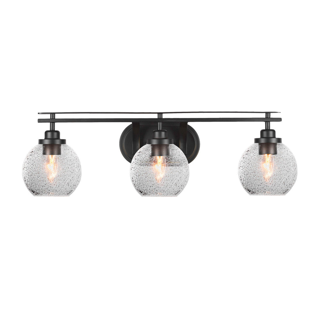 Toltec Odyssey 2613-mb-4102 Bath Vanity Light 28 in. wide - Matte Black