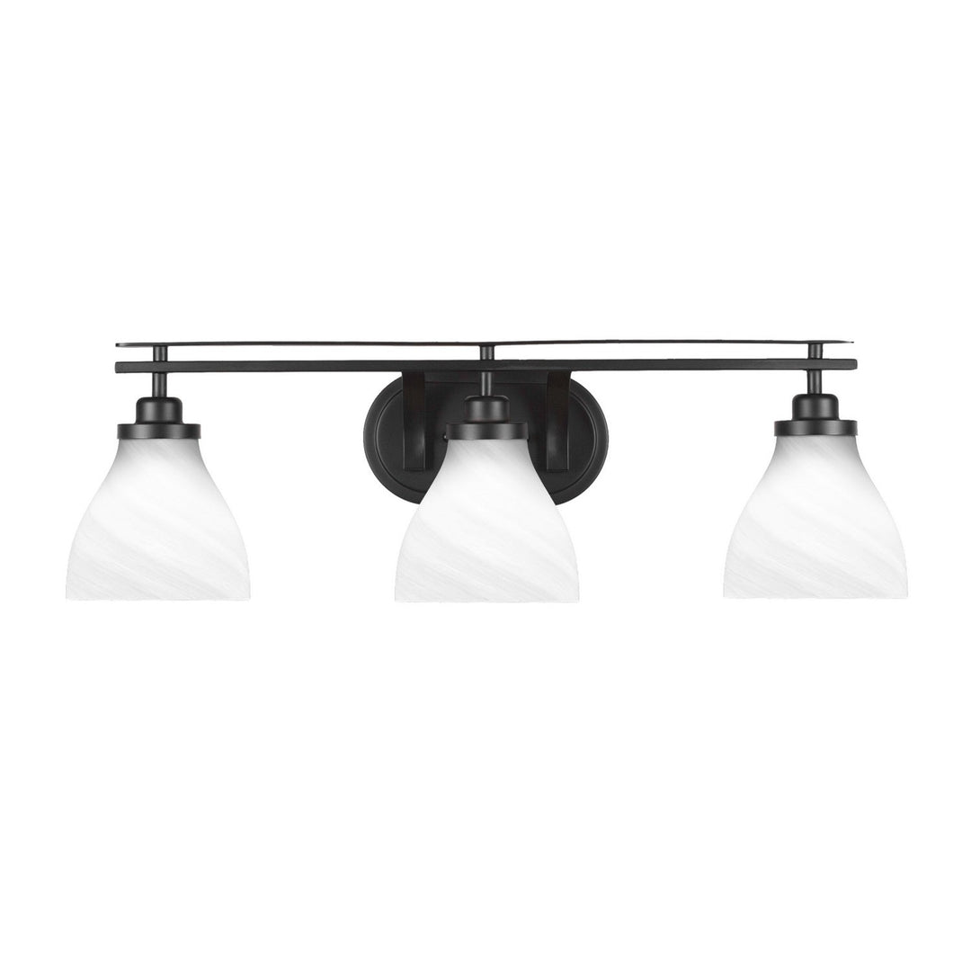Toltec Odyssey 2613-mb-4761 Bath Vanity Light 29 in. wide - Matte Black