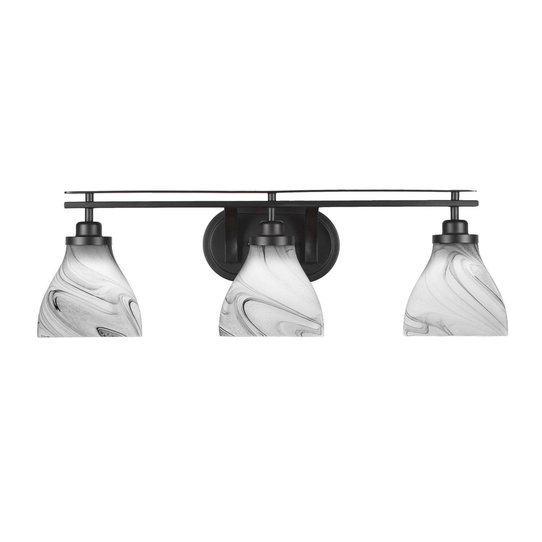Toltec Odyssey 2613-mb-4769 Bath Vanity Light 29 in. wide - Matte Black