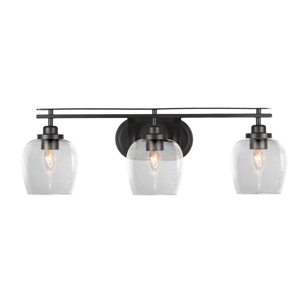 Toltec Odyssey 2613-mb-4810 Bath Vanity Light 28 in. wide - Matte Black