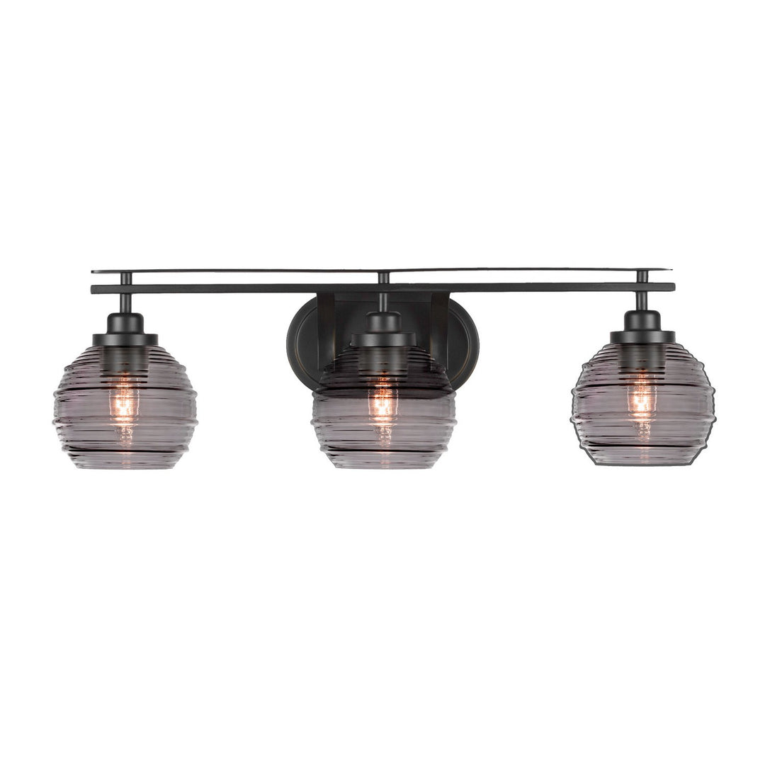 Toltec Odyssey 2613-mb-5112 Bath Vanity Light 28 in. wide - Matte Black