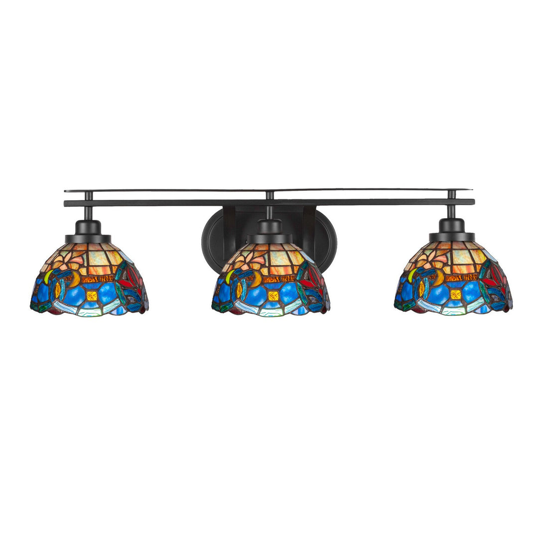 Toltec Odyssey 2613-mb-9355 Bath Vanity Light 29 in. wide - Matte Black