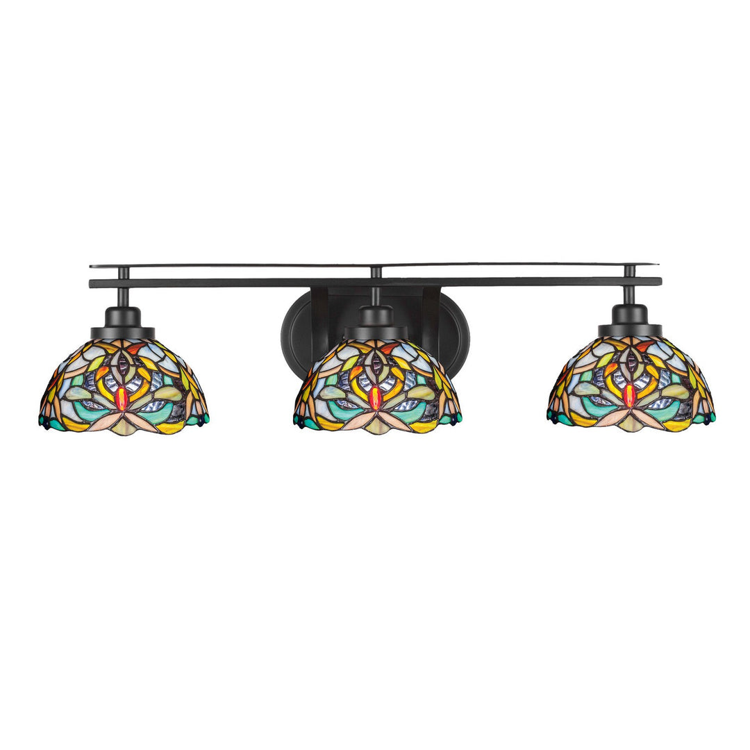 Toltec Odyssey 2613-mb-9905 Bath Vanity Light 30 in. wide - Matte Black