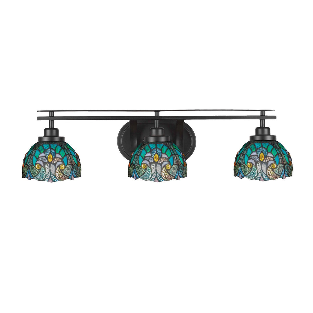 Toltec Odyssey 2613-mb-9925 Bath Vanity Light 29 in. wide - Matte Black