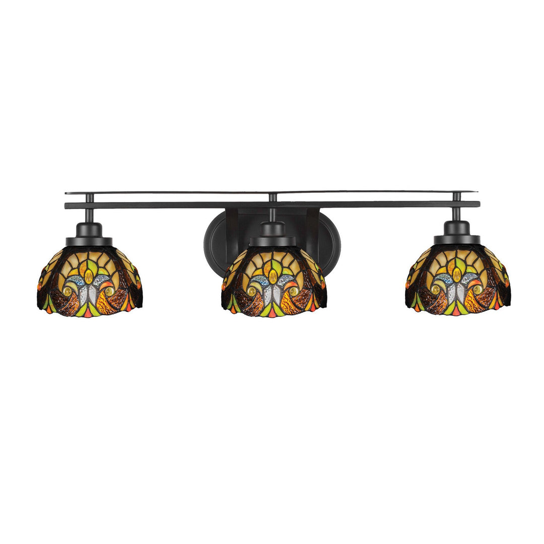 Toltec Odyssey 2613-mb-9945 Bath Vanity Light 29 in. wide - Matte Black