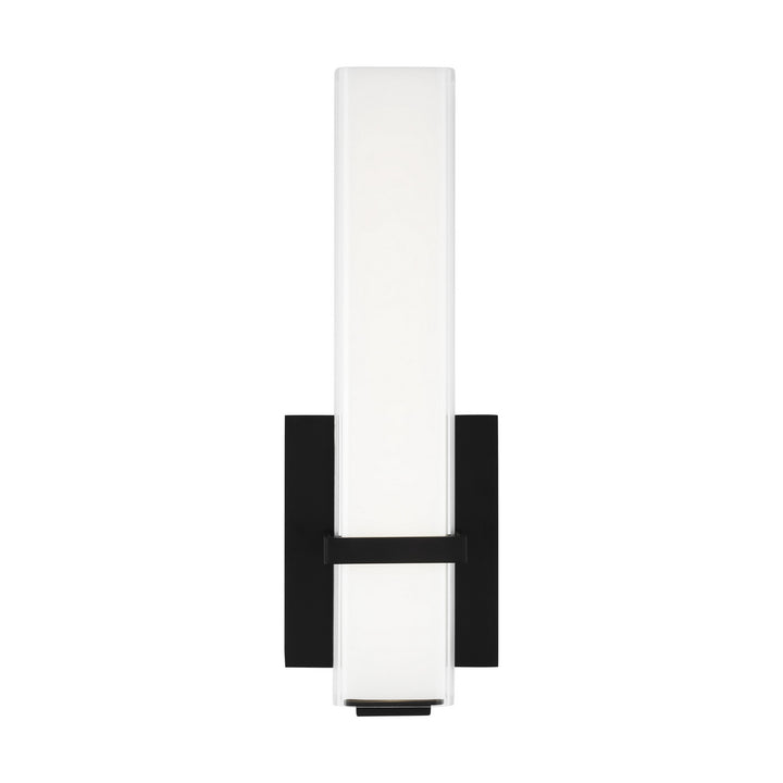 Visual Comfort Modern Milan 700BCMLN13WB-LED930-277 Wall Light - Nightshade Black