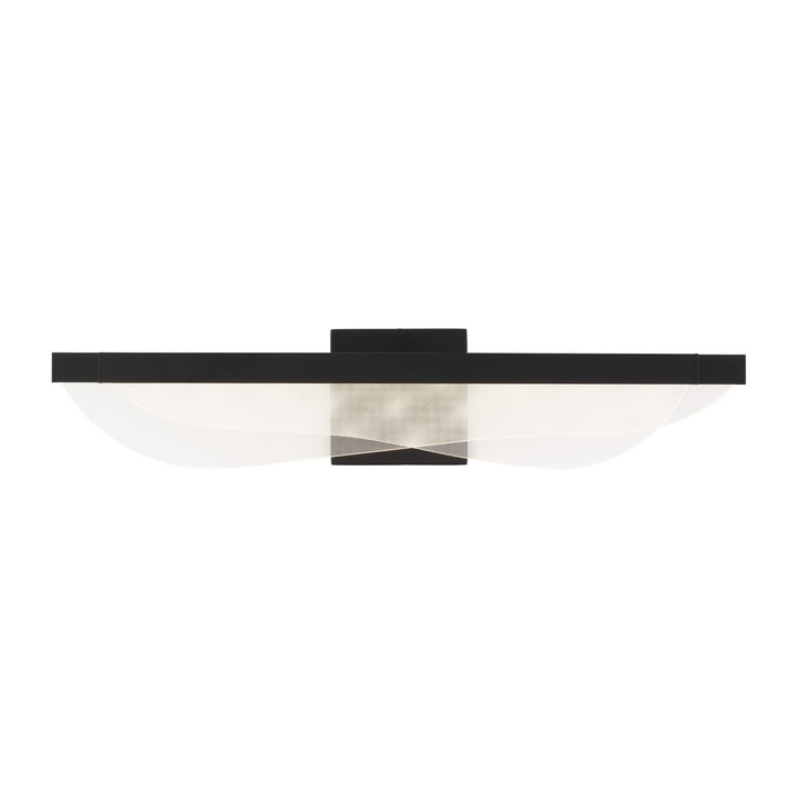 Visual Comfort Modern Nyra 700BCNYR25B-LED930 Bath Vanity Light 5 in. wide - Nightshade Black