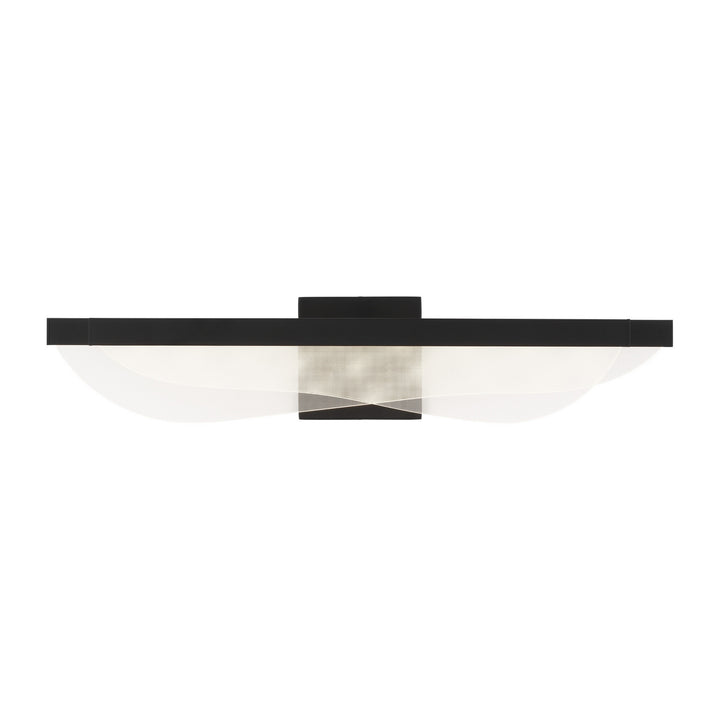Visual Comfort Modern Nyra 700BCNYR25B-LED930-277 Bath Vanity Light 5 in. wide - Nightshade Black